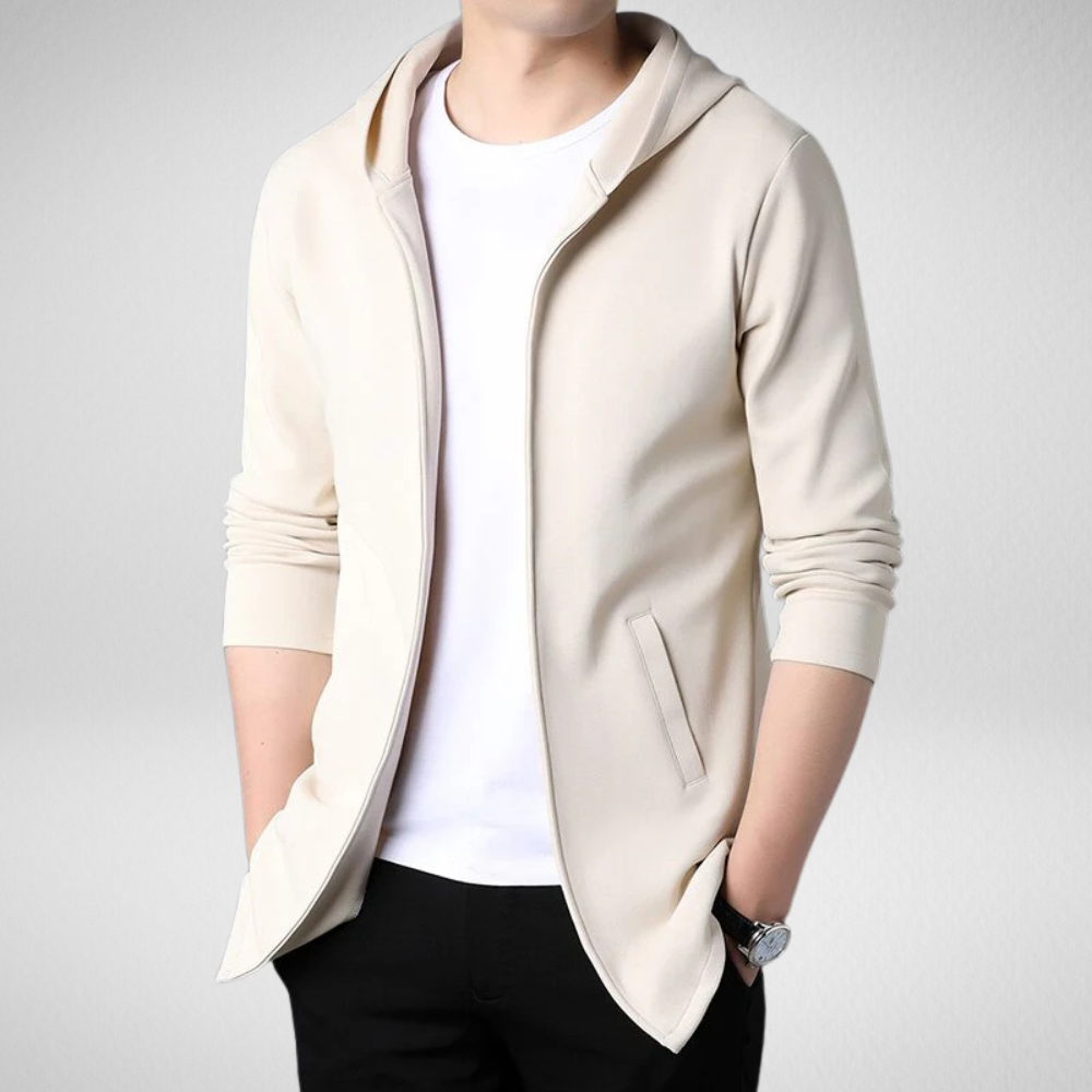 Mirage - Cardigan élégant pour hommes avec capuche