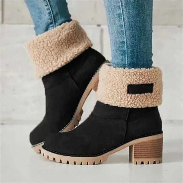 Gwen - Bottines mi-longues en laine