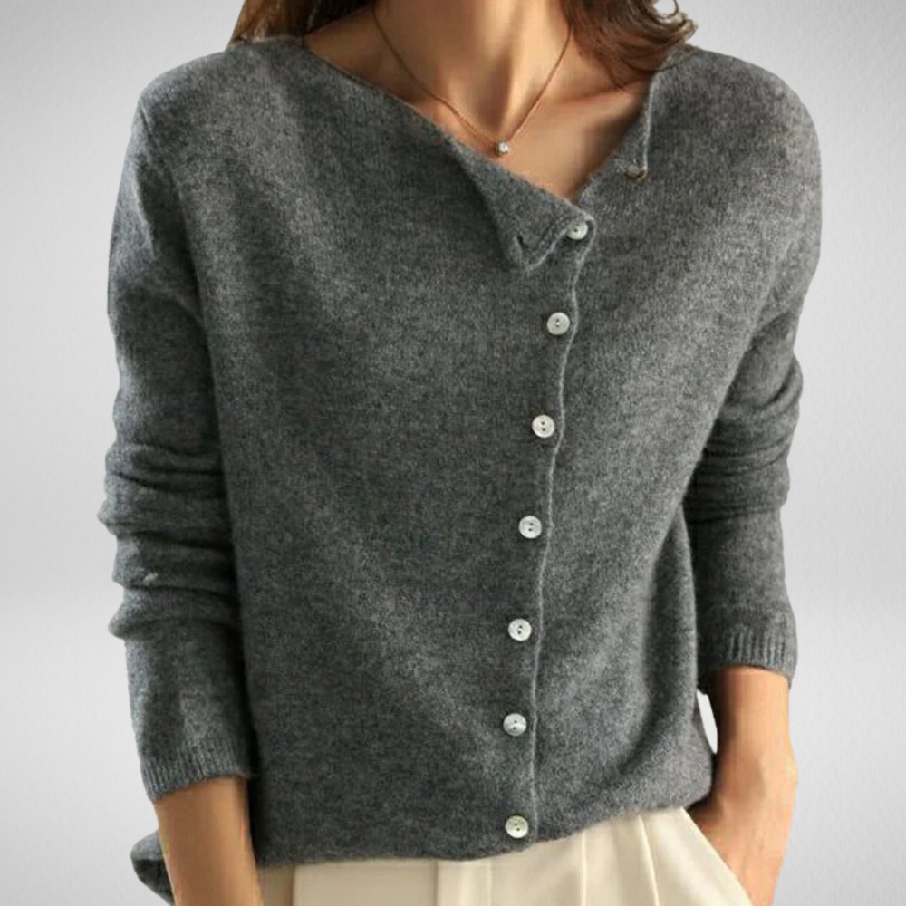 Agnese - Elegante cardigan van wol