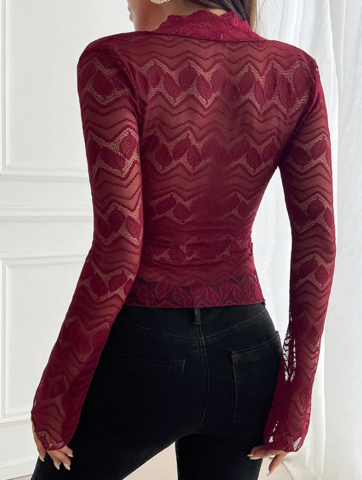 JEZERINE™ - Elegant Lace Top