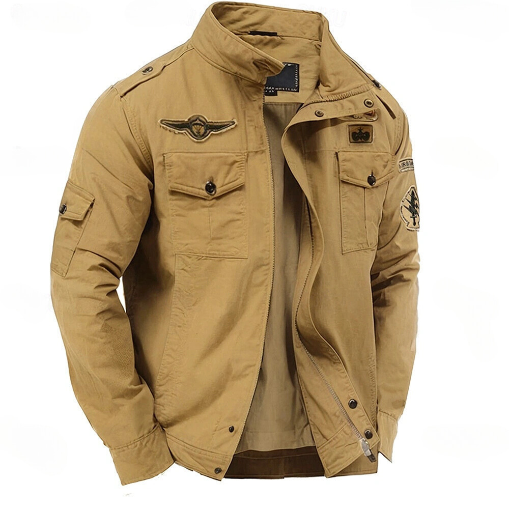 Alpha - Veste homme, coton, bretelles et poches 