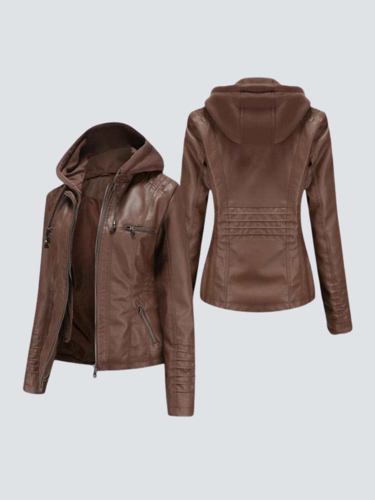 Kyla - Veste en cuir confortable