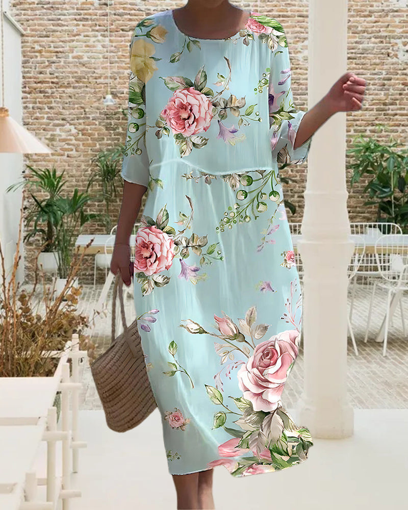 Jasmine Elegante Buikjurk Bloemenjurk