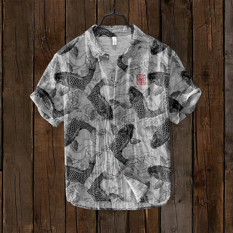 Ariel | Vintage Vissen Kunst Shirt