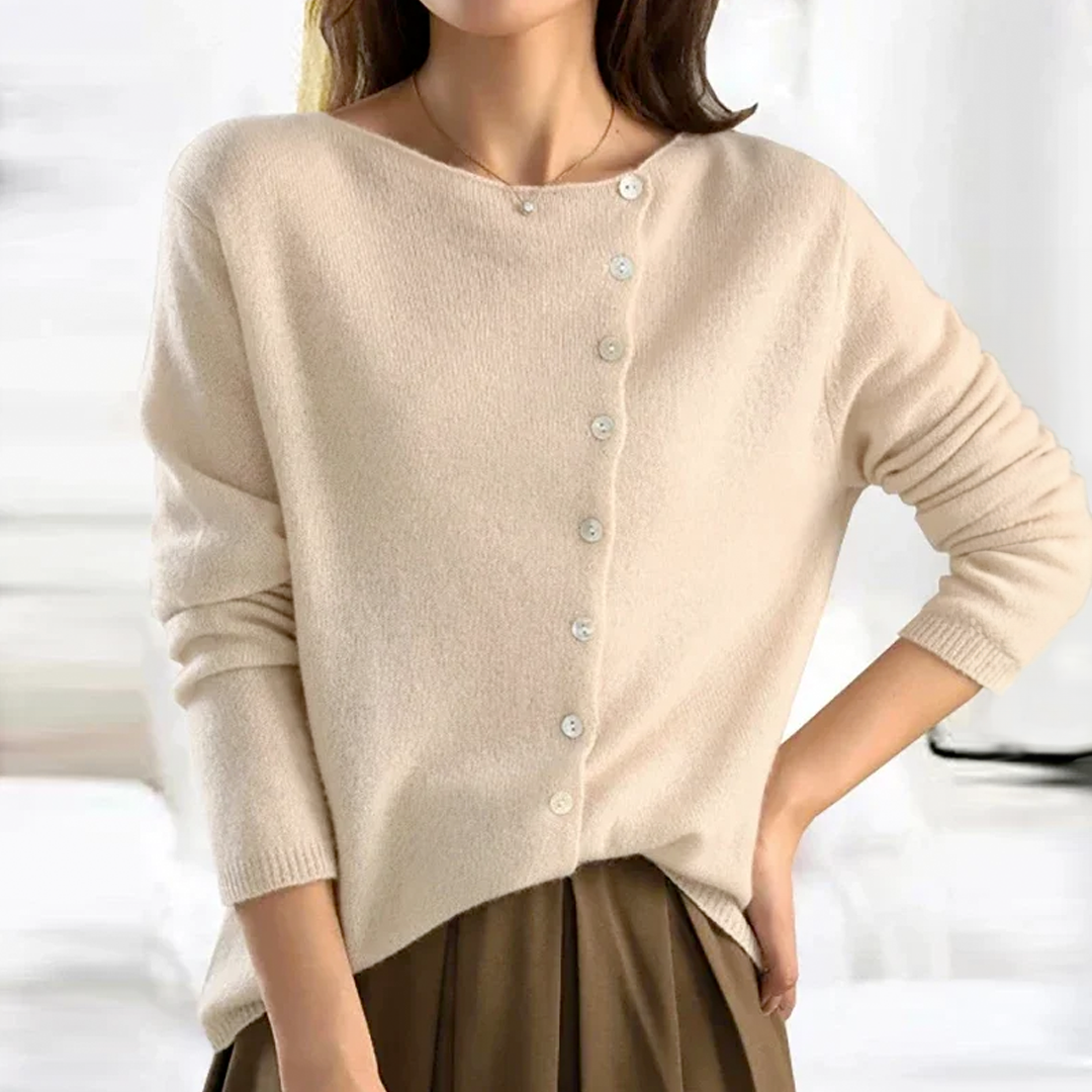 Agnese - Elegante cardigan van wol