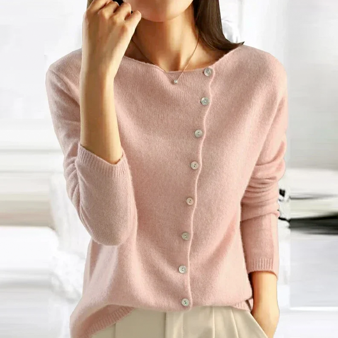 Agnese - Elegante cardigan van wol