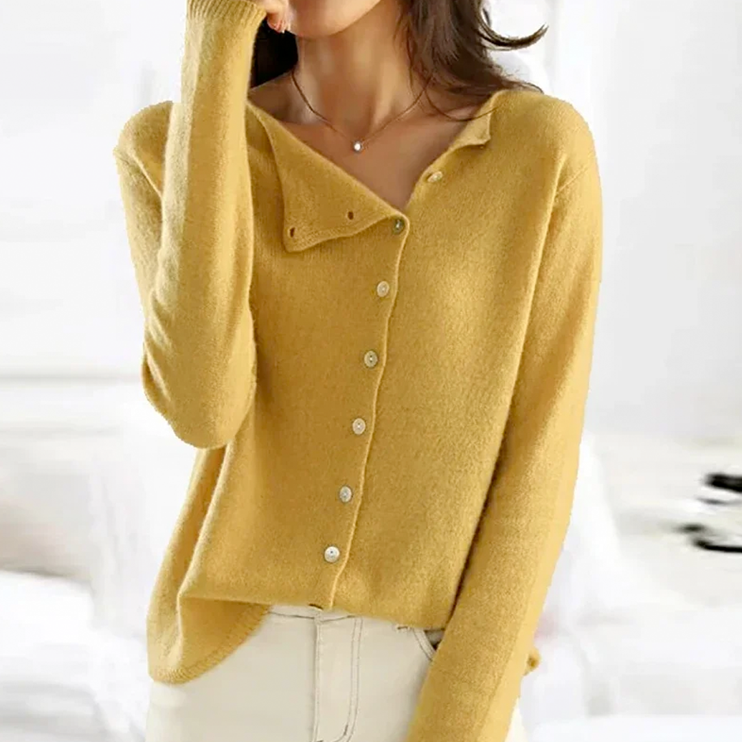 Agnese - Elegante cardigan van wol