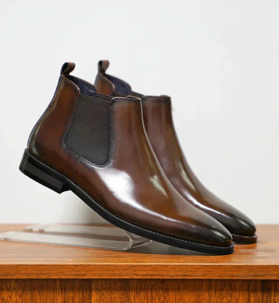 André | Bottines Chelsea en cuir raffiné