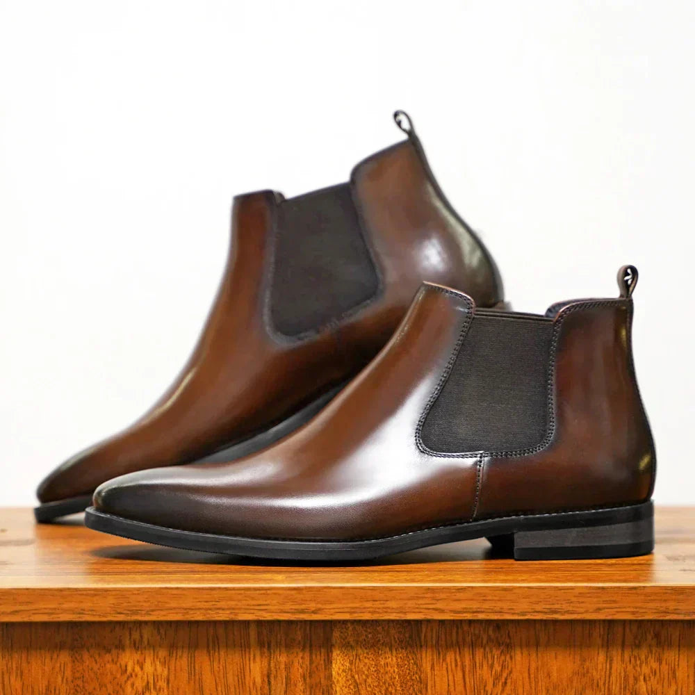 André | Bottines Chelsea en cuir raffiné