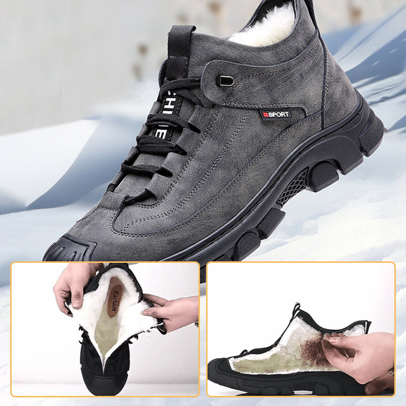 Juancho - Heren Winter Sneakers met Imitatiebont Voering