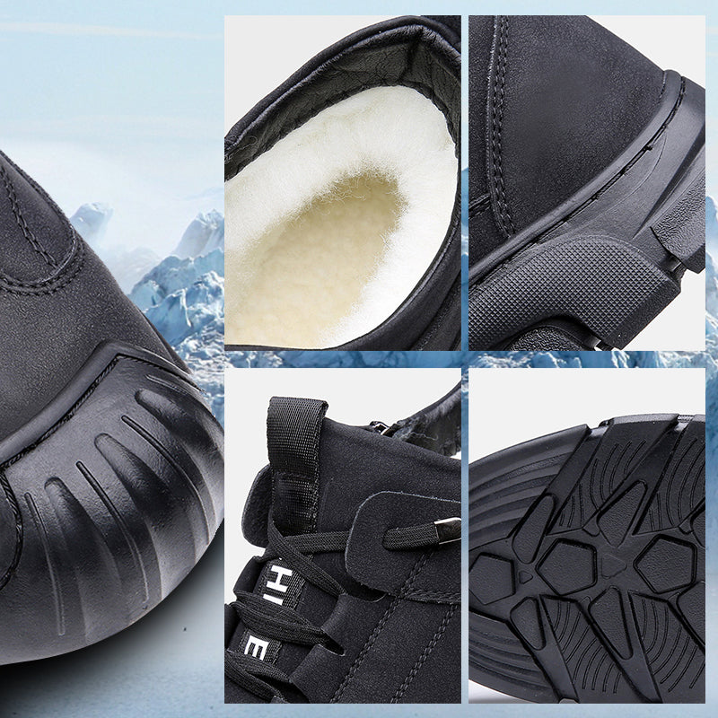 Juancho - Heren Winter Sneakers met Imitatiebont Voering